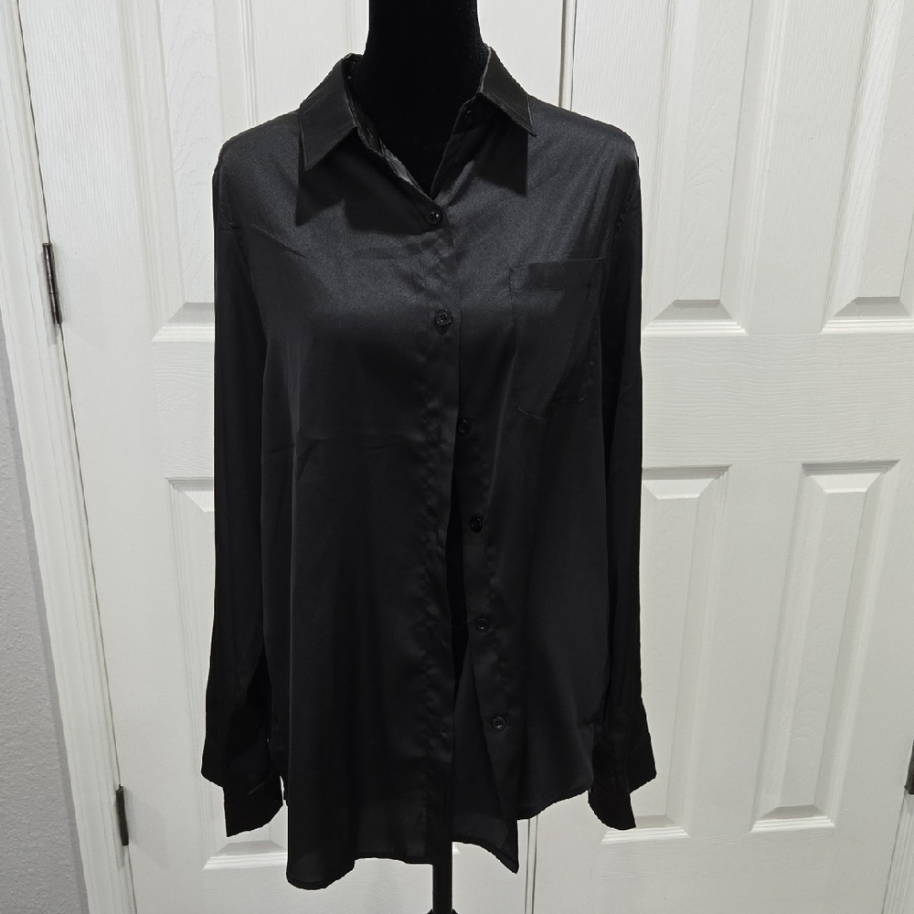 Elegant Black Women's Top